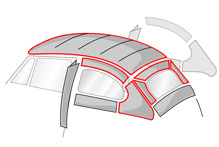 VW Super Beetle Headliners